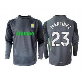 Aston Villa Emiliano Martinez #23 Keeper Thuis tenue 2025-26 Lange Mouw